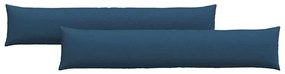 vidaXL Μαξιλάρι Καναπέ 2 pcs Μπλε 200 x 40 εκ. ύφασμα