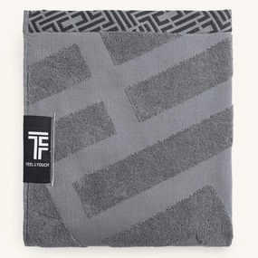 Πετσέτα Θαλάσσης (90x180) Feel & Touch Fresh Anthracite
