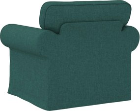 vidaXL Καναπές Σκούρο Πράσινο