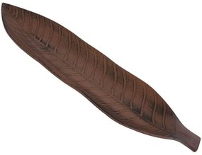 Διακοσμητική Πιατέλα Φύλλο 373-92-214 54x16cm Brown Mdf