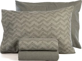 Φανελένια Σεντόνια Μονά (Σετ) Nef-Nef Homeware Flannel Otrando Green