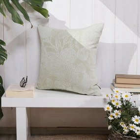 Μαξιλαροθήκη Διακοσμητική Oviedo 08 Green Teoran 45X45 Βαμβάκι-Πολυέστερ