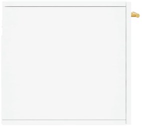 vidaXL Ντουλάπι Τοίχου Λευκό 80 x 36,5 x 35 εκ. από Επεξεργασμένο Ξύλο