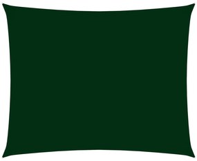 135494 vidaXL Πανί Σκίασης Ορθογώνιο Σκούρο Πράσινο 5 x 6 μ από Ύφασμα Oxford Πράσινο, 1 Τεμάχιο