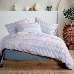Σεντόνια Miles (Σετ 3τμχ) Aqua Nef-Nef Single 170x270cm 100% Cotton