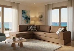 Γωνιακός καναπές Must-Δεξιά-295φ 230β εκ.-MInk