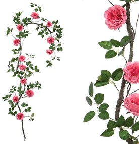 MarHome ΓΙΡΛΑΝΤΑ ΚΟΡΑΛΙ ΠΑΙΩΝΙΑ X12 ΑΝΘΗ - Υ240cm 100/ΚΙΒ  00-40009-4