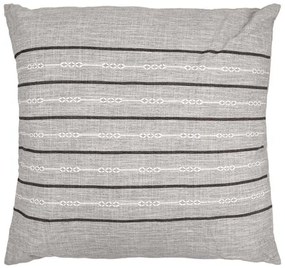 Μαξιλάρι Διακοσμητικό (Με Γέμιση) 374-225-723 Grey 60Χ60 Ύφασμα