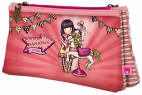 Διπλή Κασετίνα Gorjuss Carousel Salmon (21.5 x 11,5 x 5 cm)