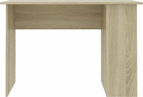 vidaXL Γραφείο Χρώμα Sonoma Δρυς 110 x 60 x 73 εκ. από Μοριοσανίδα