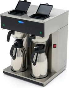 Filter Coffee Maker - Double - 2x 2L - with Insulated Jug