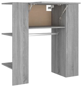 vidaXL Ντουλάπι Διαδρόμου Γκρι Sonoma 97,5 x 37 x 99 εκ. Επεξεργ. Ξύλο