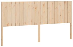 vidaXL Κεφαλάρι Κρεβατιού 185,5 x 4 x 100 εκ. από Μασίφ Ξύλο Πεύκου