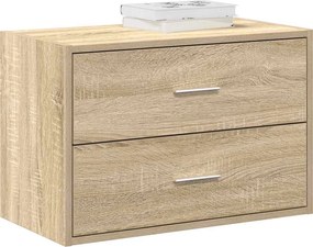 vidaXL Ντουλάπι με 2 συρτάρια Sonoma Δρυς 60x31x40 εκ. από Επεξ. Ξύλο