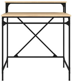 vidaXL Γραφείο Sonoma Δρυς 80x50x90 εκ. από Επεξεργασμένο Ξύλο
