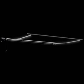 vidaXL Σκελετός Τέντας Ανθρακί 500 x 350 εκ Αλουμίνιο
