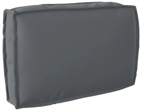 vidaXL Μαξιλάρι Πλάτης Ανθρακί 60 x 40 x 12 cm