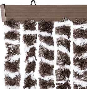 vidaXL Σήτα Εντόμων Καφέ και Λευκό 100 x 230 εκ. από Σενίλ