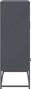 vidaXL Ντουλάπι Ανθρακί 68x39x111,5 εκ. από Χάλυβα