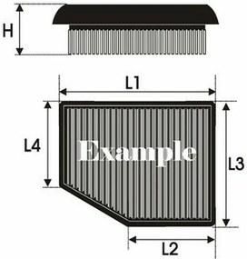 Φίλτρο αέρα Green Filters