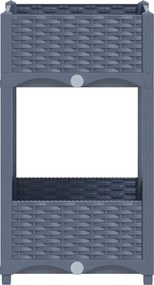 vidaXL Ζαρντινιέρα 40 x 40 x 71 εκ. από Πολυπροπυλένιο