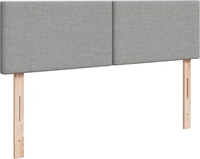 vidaXL Κρεβάτι Boxspring με Στρώμα Αν. Πράσινο 160x200εκ Υφασμάτινο