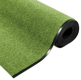 vidaXL Χαλάκι Εξώπορτας Πράσινο και Μαύρο 120 x 400 cm