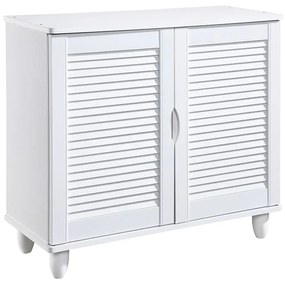 Παπουτσοθήκη 2 Πόρτες Απόχρωση Άσπρο  77x33x70cm Ε83720,3