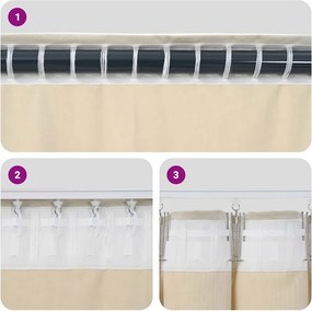 vidaXL Κουρτίνες συσκότισης 2 τμχ. Μουσταρδί 140 x 260 cm Βελούδο