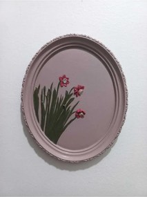 Stewehome οβάλ διακοσμητικό τοίχου από πέτρα 21x17 cm