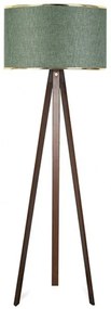 Φωτιστικό Δαπέδου Rosling Mdf- Ύφασμα Pvc Καρυδί-κυπαρισσί 38x21x140εκ GP029-0001,11 Megapap-GP029-0001,11-Πράσινο GP029-0001,11