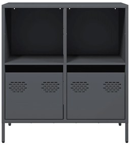 vidaXL Ντουλάπι Ανθρακί 68x39x73,5 εκ. από Χάλυβα Ψυχρής Έλασης