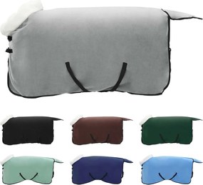 vidaXL Σαμάρι Ίππου Σκούρο πράσινο 95 cm Πολικές φλις