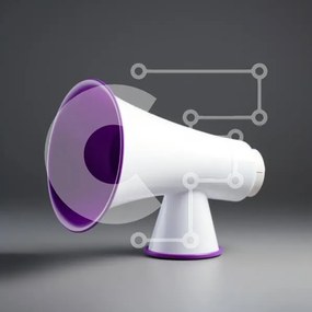 Intra Συλλεκτικό Ξύλινο Παζλ Plywood 4mm - Μεγάφωνο σε γκρι φόντο Σε Ξύλινο Κουτί - Διαστάσεις: 10x10 cm – 25 κομμάτια