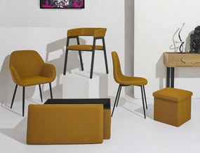 ΚΑΡΈΚΛΕΣ &amp; ΠΟΛΥΘΡΌΝΕΣ CHAIR ATOM YELLOW M4 HD0473