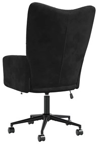 vidaXL Πολυθρόνα Relax Μαύρη Βελούδινη