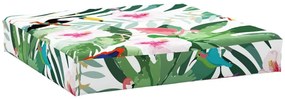 Μαξιλάρι Παλέτας Πολύχρωμο 60 x 60 x 8 εκ. Ύφασμα Oxford - Πολύχρωμο