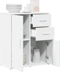 vidaXL Βοηθητικό Ντουλάπι Λευκό 60x31x70 εκ. από Επεξεργασμένο Ξύλο