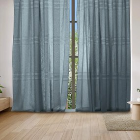 Κουρτίνα (270x280) Με Τρέσα Whitegg K0188-4 Grey-Blue