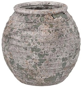Βάζο 028-125-139 16x16x16cm Multi-Grey Κεραμικό