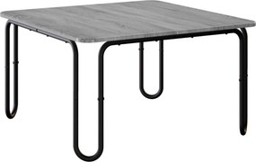 vidaXL Τραπεζάκι σαλονιού Γκρι Sonoma 100 x 100 x 45 cm