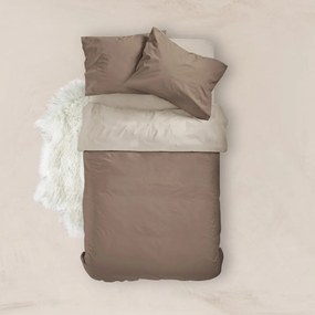 Παπλωματοθήκη Μονόχρωμη Solid Διπλή Puce-Grey 220 x 240 cm 000302118082