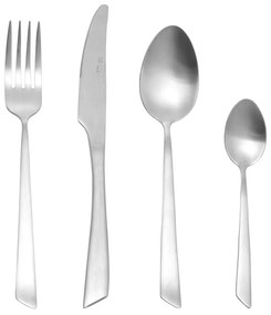 Σετ Μαχαιροπήρουνα 24τμχ Ανοξείδωτα 18/0 Matt Edge Silver Estia 01-29111