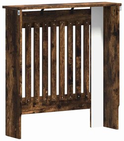 vidaXL Καπάκι Καλοριφέρ Καπνιστό Δρύς 78 x 19 x 81,5 cm