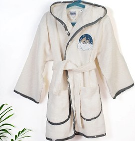 Βρεφικό Μπουρνούζι Dimcol Cloudy Bear 177 Ecru-Grey