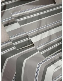Σετ Σεντόνια Menta Εμπριμέ 550 Grey Διπλό (200x250)