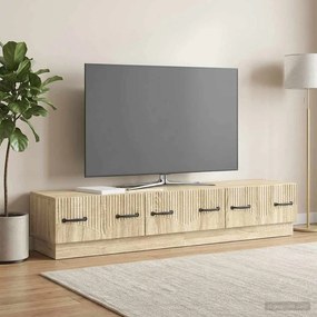vidaXL Ντουλάπι TV Sonoma Δρυς 147 x 34,5 x 27 εκ Επεξεργασμένο Ξύλο
