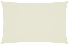 vidaXL Πανί Σκίασης Ορθογώνιο Κρεμ 2,5 x 5 μ. από Ύφασμα Oxford