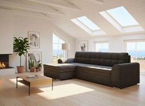 Γωνιακός καναπές Comfort-Αριστερή-Γκρι