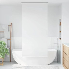 vidaXL Κουρτίνα Μπάνιου Ρολό Λευκή 100 x 240 εκ.